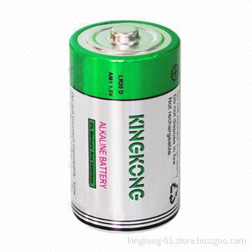 D Super Alkaline Battery with 1.5V